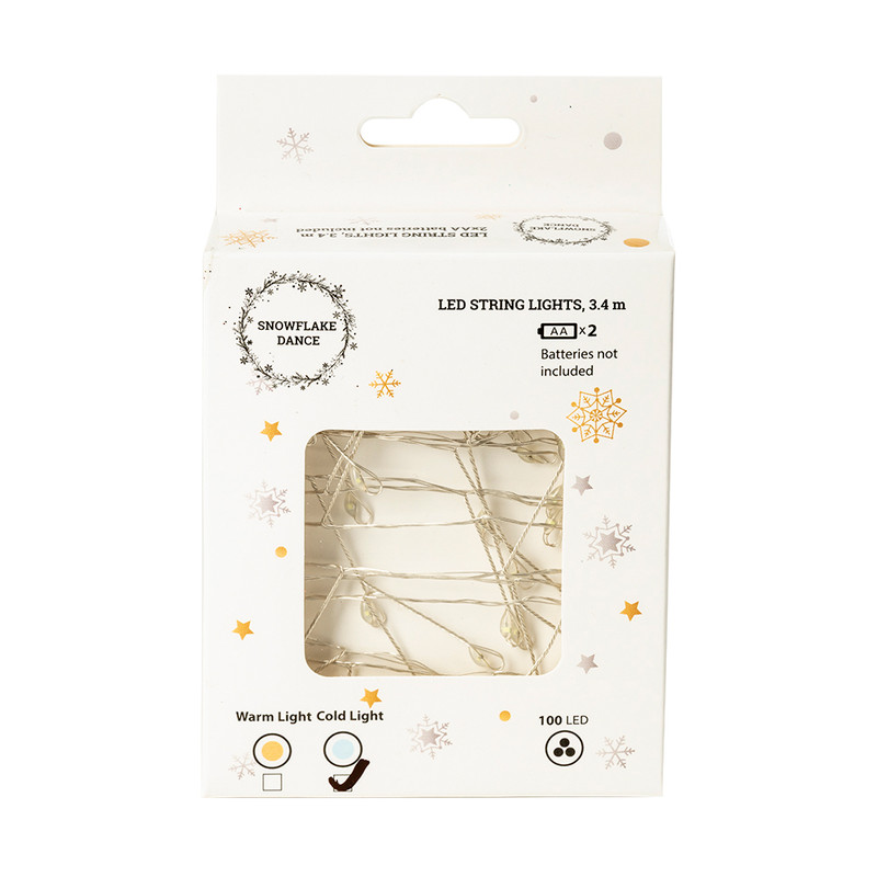 Ziemassvētku virtene, 3,4 m, 100LED
