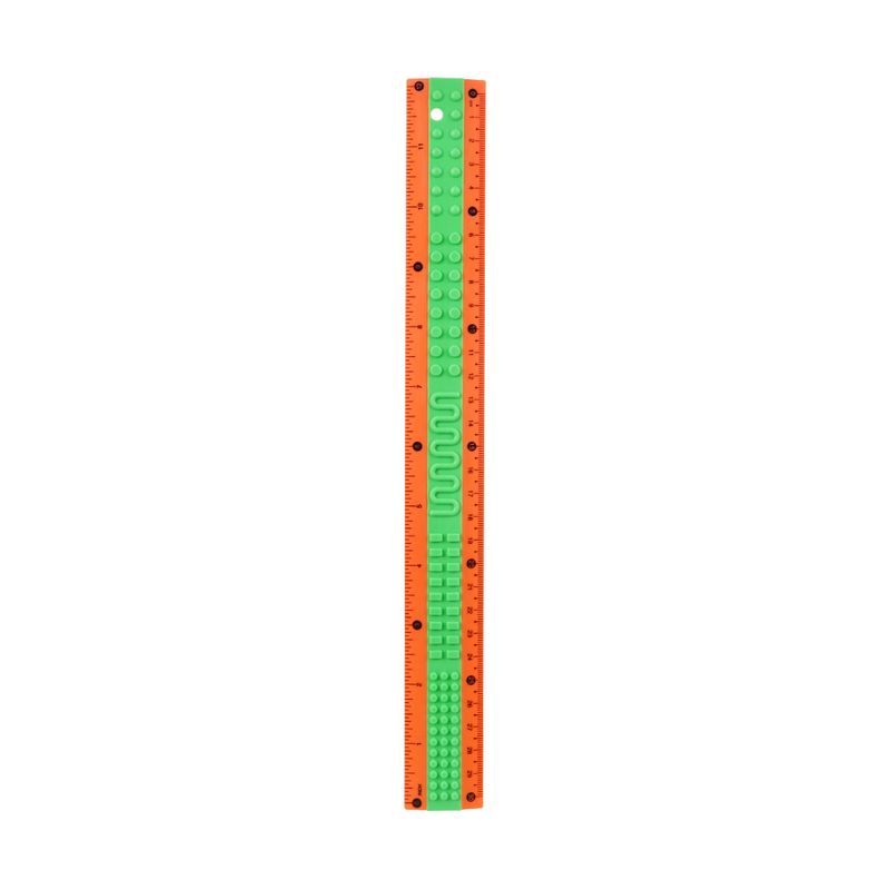 Lineāls ar pretslīdes pārklājumu, 30 cm
