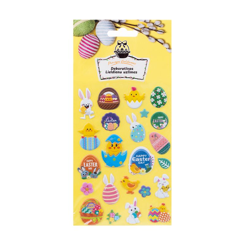 Lieldienu uzlīmes, 10x18 cm