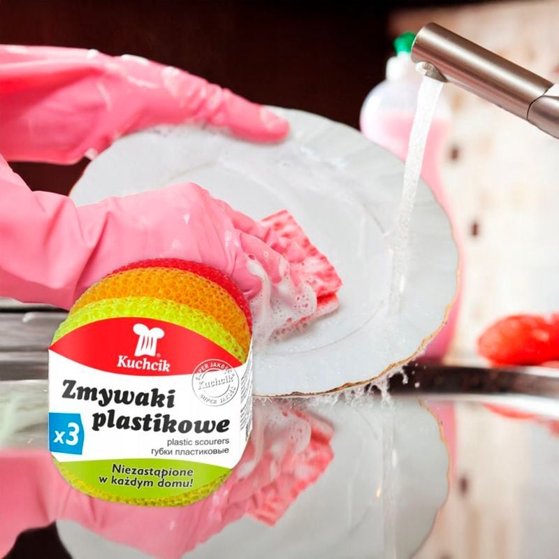 Plastmasas sūklis, 3 gab.