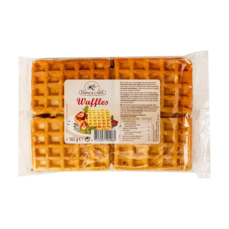 Mīkstas vafeles Dance Cake 165g