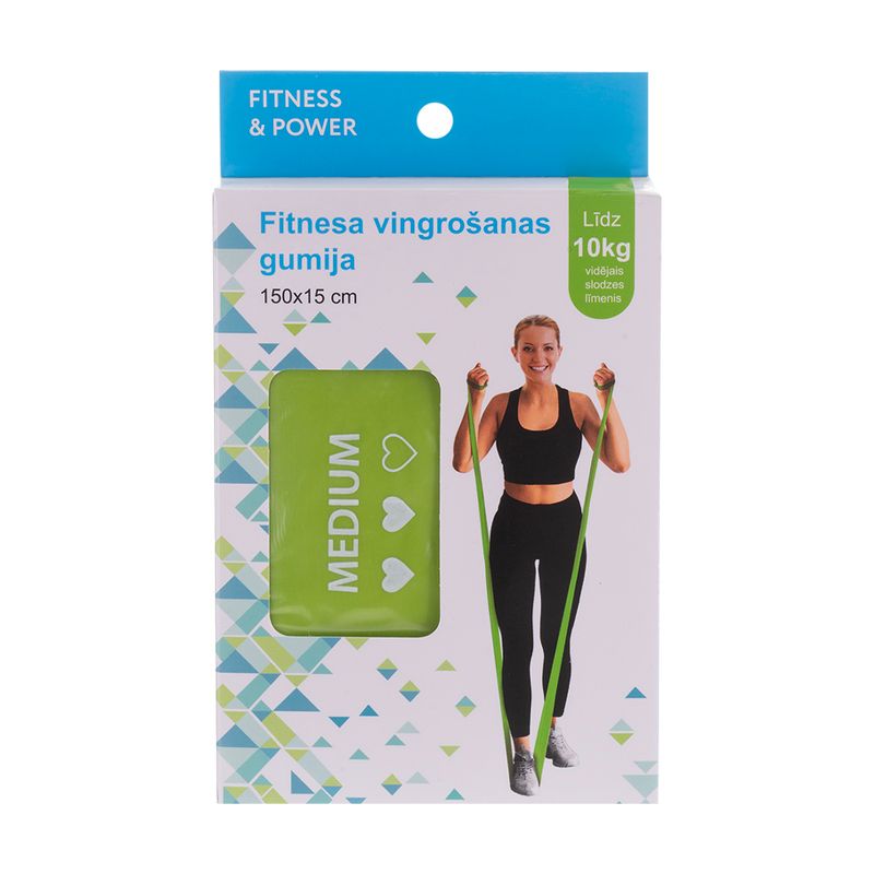 Fitnesa vingrošanas gumija
