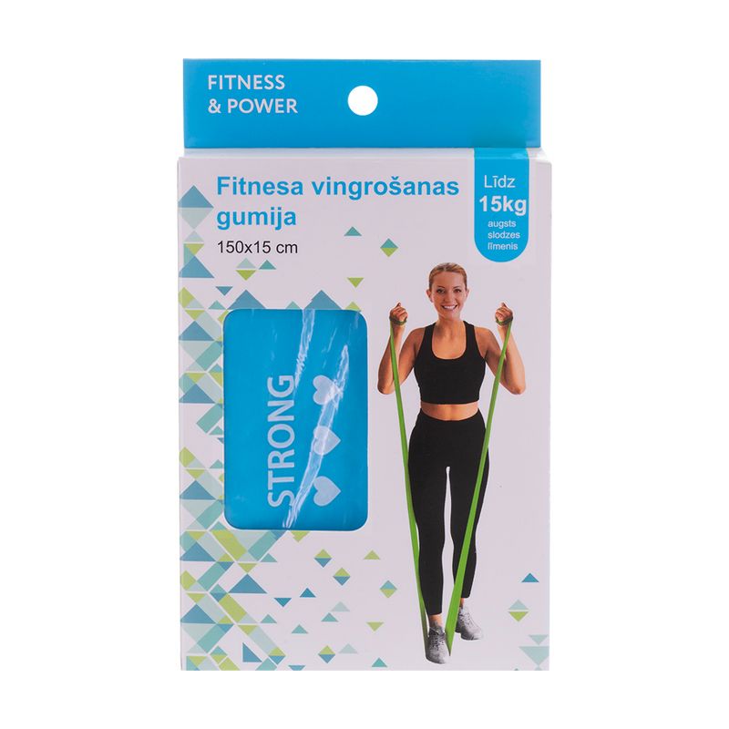 Fitnesa vingrošanas gumija
