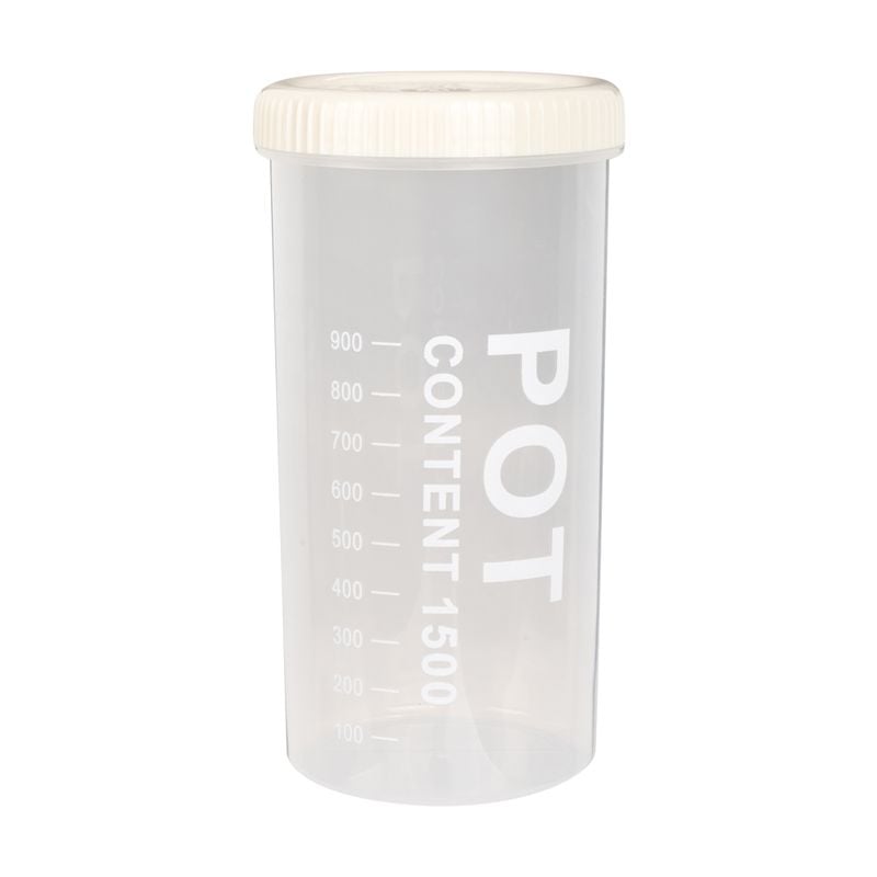 Pārtik.uzglabāšanas kaste,1500 ml,apaļa