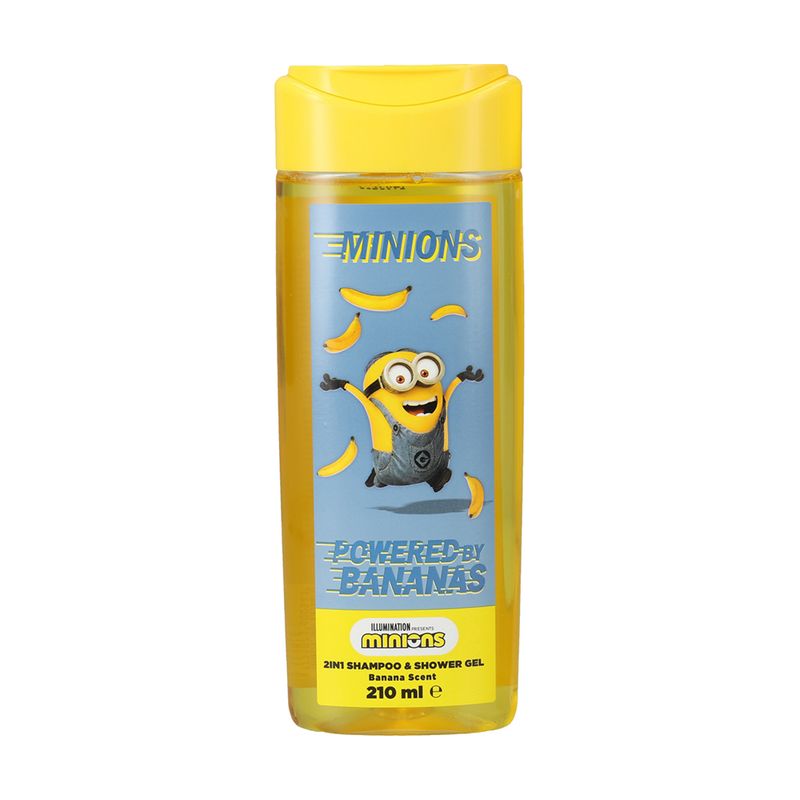Bērnu šampūns-dušas želeja Minions divi vienā, 210 ml