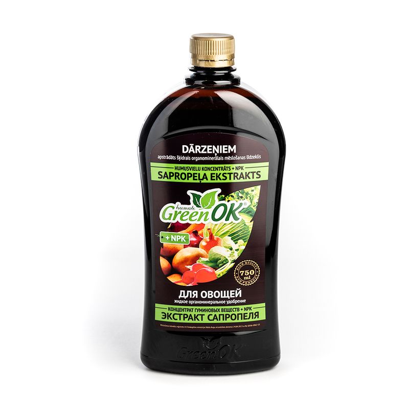 Mēslojums dārzeņiem, 750 ml