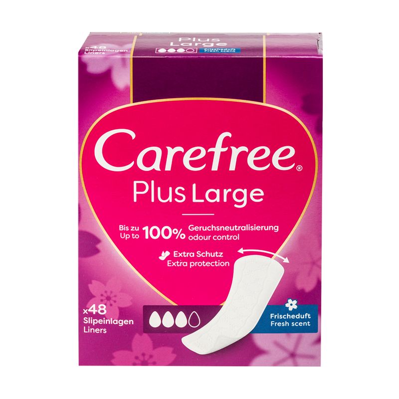 Ikdienas ieliktnīši CAREFREE Plus Large, 48 gab.