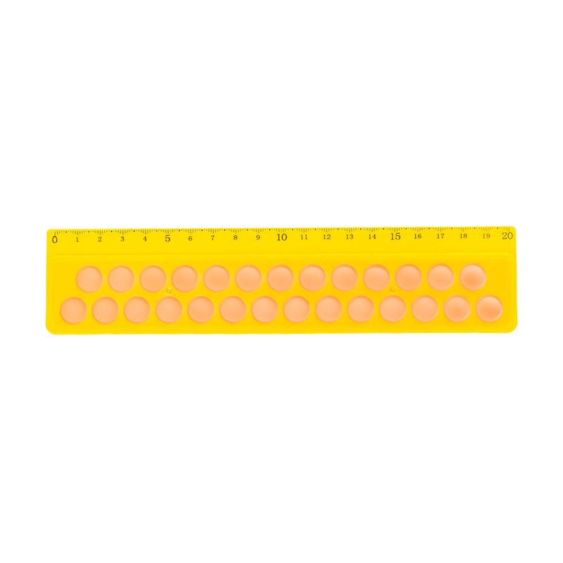Pop it lineāls, Hupper Dupper, 20 cm, dažādas krāsas