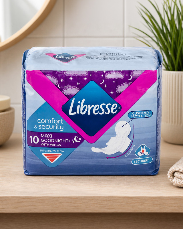Higiēnas paketes Libresse Goodnight Maxi, 10 gab.