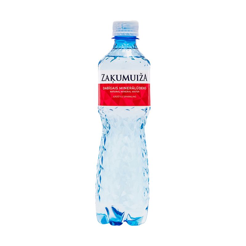 Dzeramais ūdens ZAĶUMUIŽA, gāzēts  0.5 l