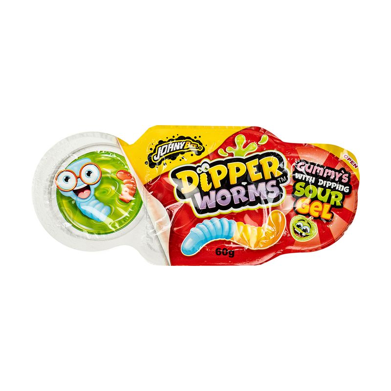 Želejkonfektes WORMS DIPPER, 60 g