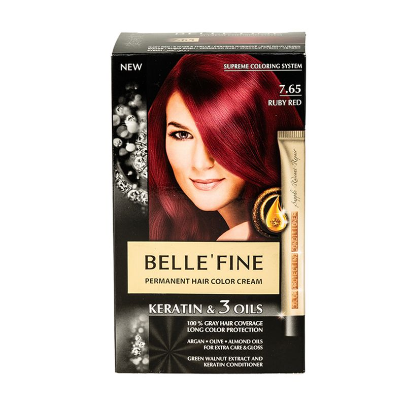 Matu krēmkrāsa Belle Fine, 30 ml, dažādi veidi