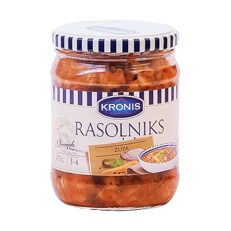 Zupa Rasoļņiks Kronis, 470 g