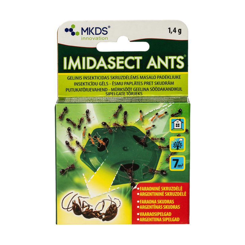Gēls skudru iznīcināšanai Imidasect, mājiņa, 1.4 g
