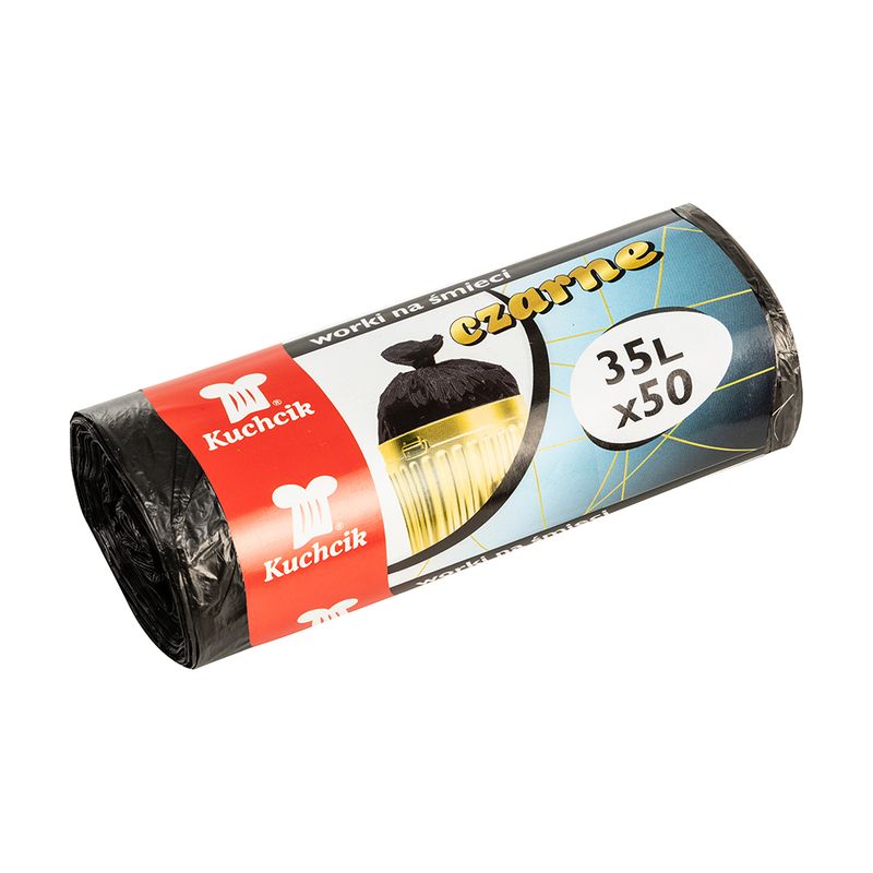 Atkritumu maisi melni, 35 l, 50 gab.
