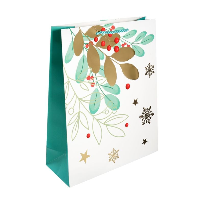 Ziemassvētku dāvanu maisiņš, 32x26x10 cm