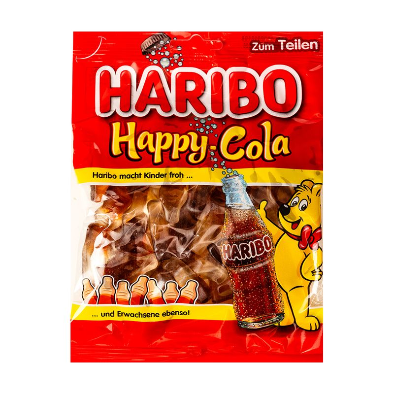 Želejas konfektes Haribo Happy Cola, 200 g