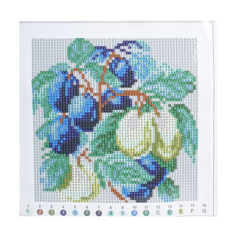 Pērļadatu komplekts ar rāmi, 20х20 cm