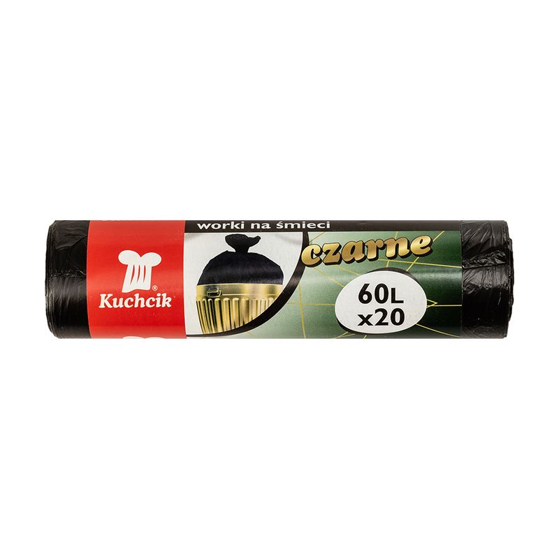 Atkritumu maisi melni, 60 l, 20 gab.