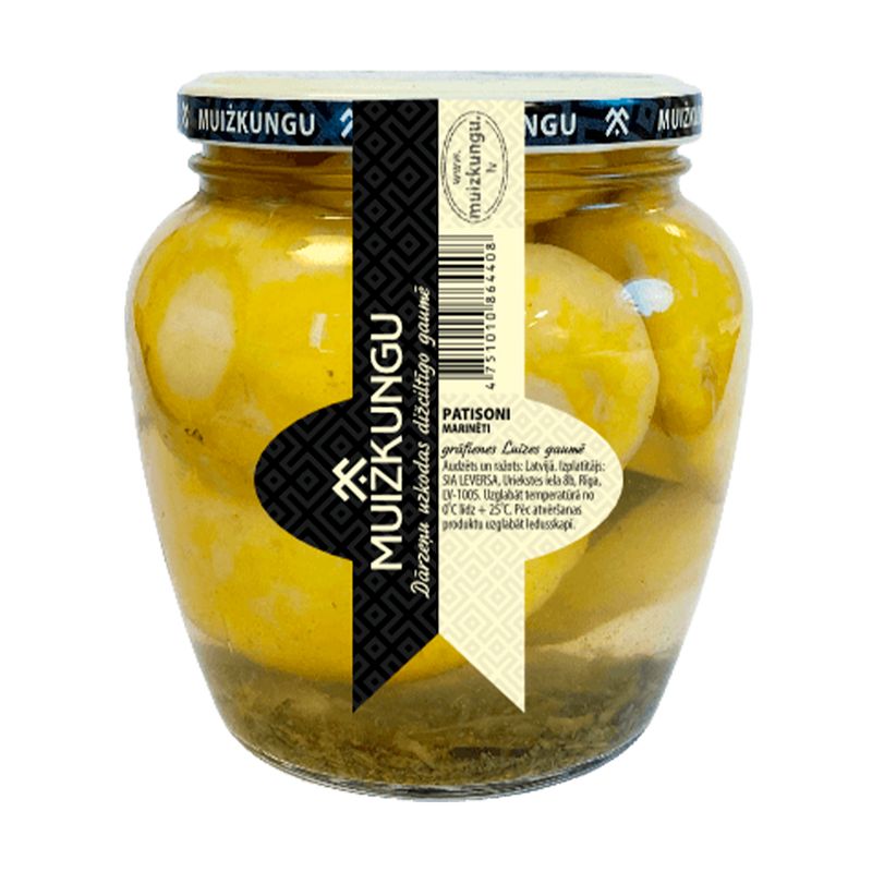 Marinēti patisoni Muižkungu, 520 g
