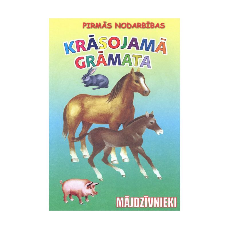 Krāsojamā grāmata Pirmās nodarbības, dažādi veidi
