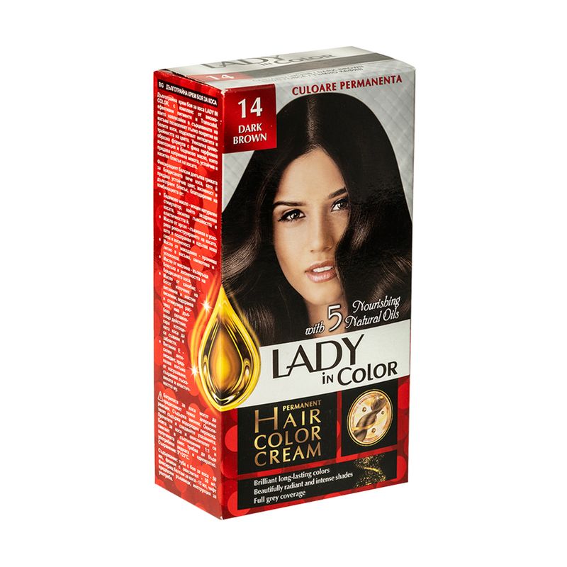 Matu krēmkrāsa, Lady in Color, dažādi veidi