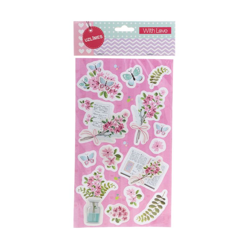 Uzlīmes, 25.5x14.5 cm, dažādi veidi