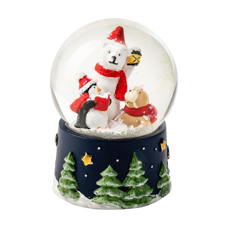 Ziemassvētku kristāla bumba, 6,5 cm