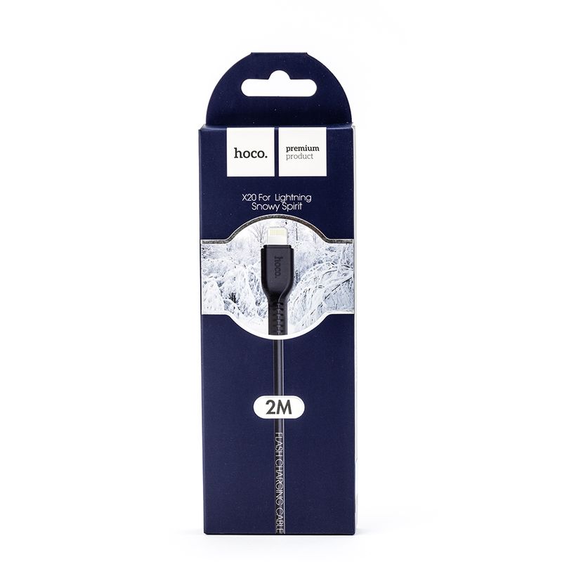 Kabelis Hoco USB/8-PIN X20, 2 m