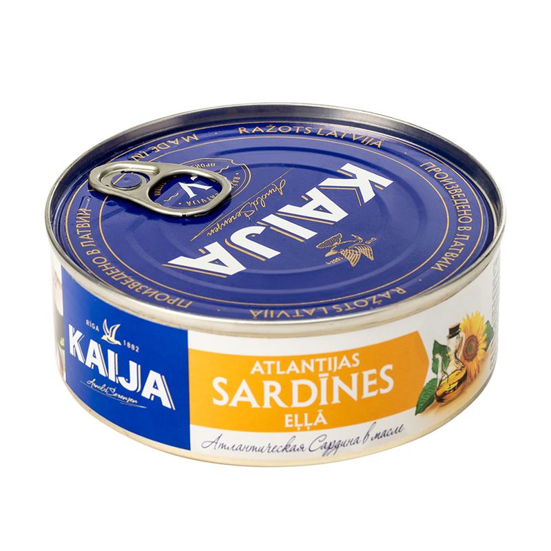 Sardīnes eļļā Kaija, 240 g