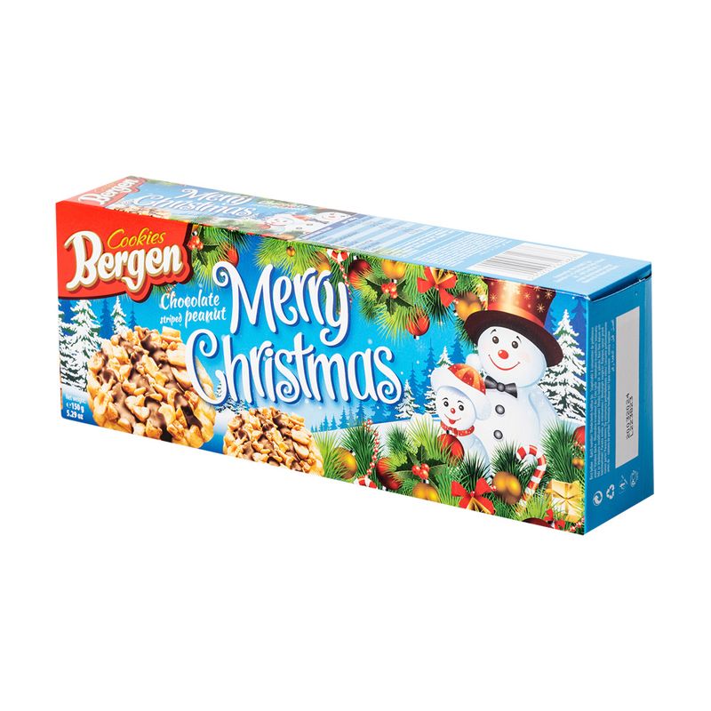 Zemesriekstu cepumi Merry Christmas, 150 g