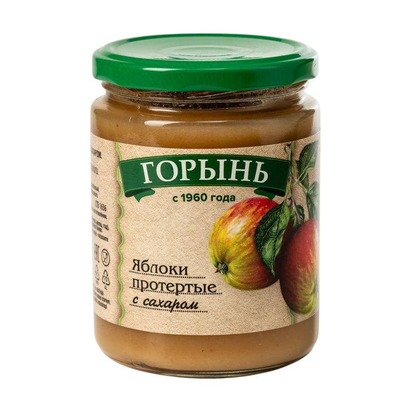 Sasmalcināti āboli Gorin ar cukuru, 430 g