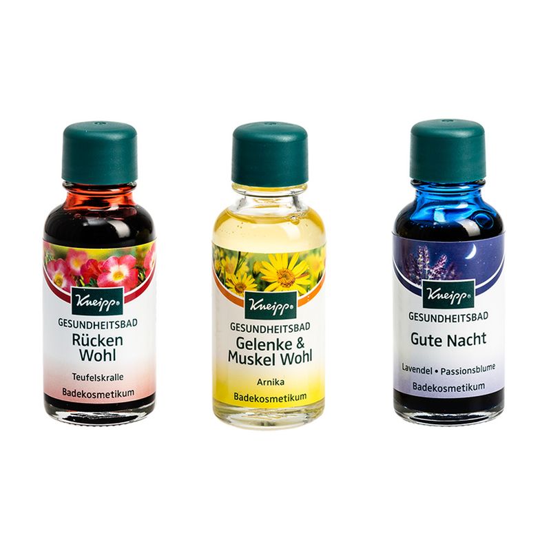 Vannas eļļa Kneipp, 3x20 ml