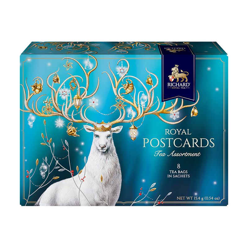 Tēju izlase Richard, Royal Postcards, 8 gab.