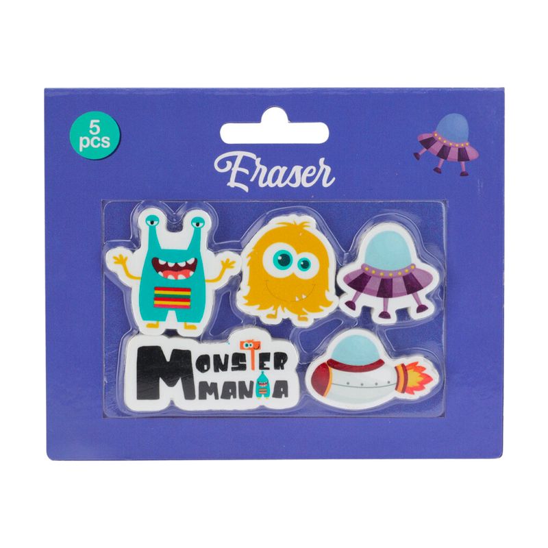 Dzēšgumiju komplekts, 5 gab.