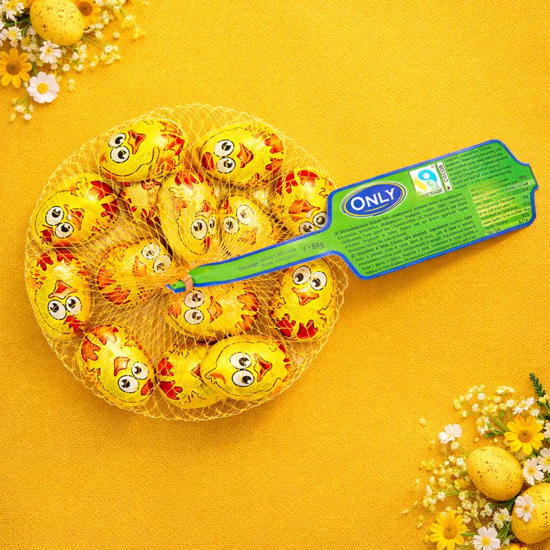 Piena šokolādes Zelta cāļi, 84 g