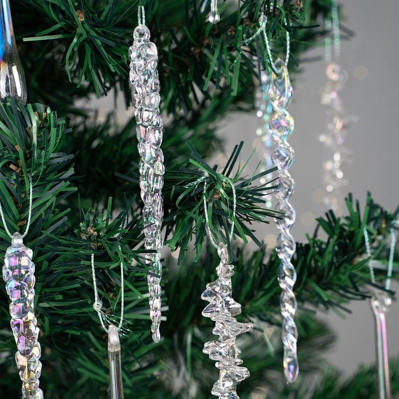 Ziemassvētku eglīšu rotājumi Lāstekas, 6 gab.