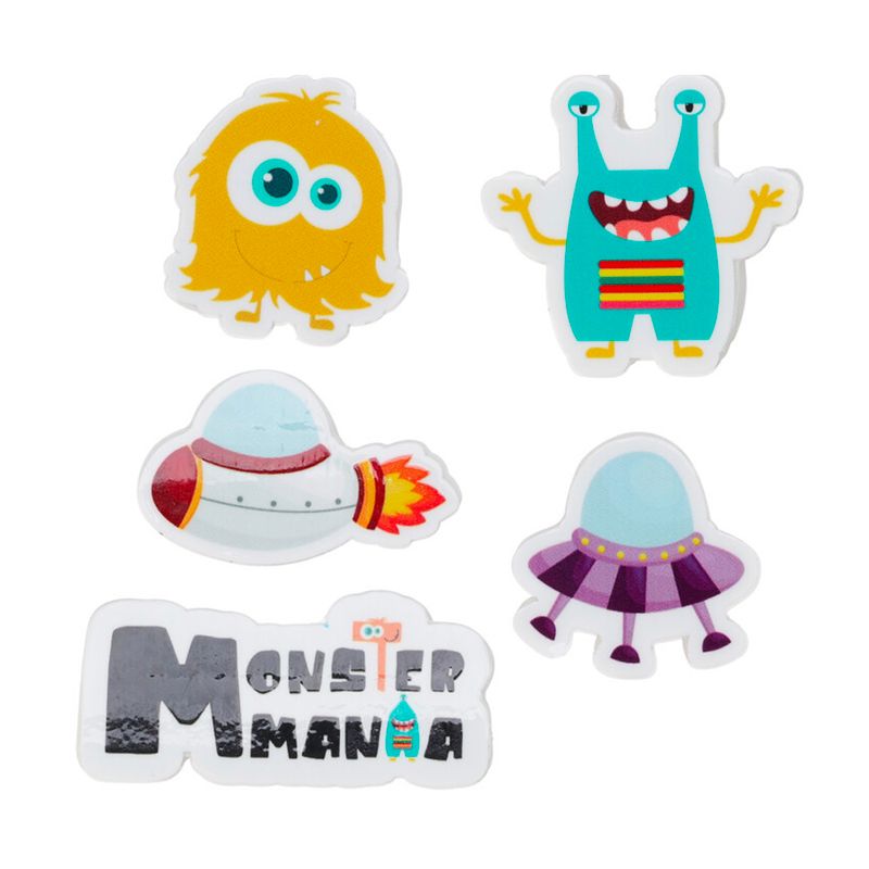 Dzēšgumiju komplekts, 5 gab.