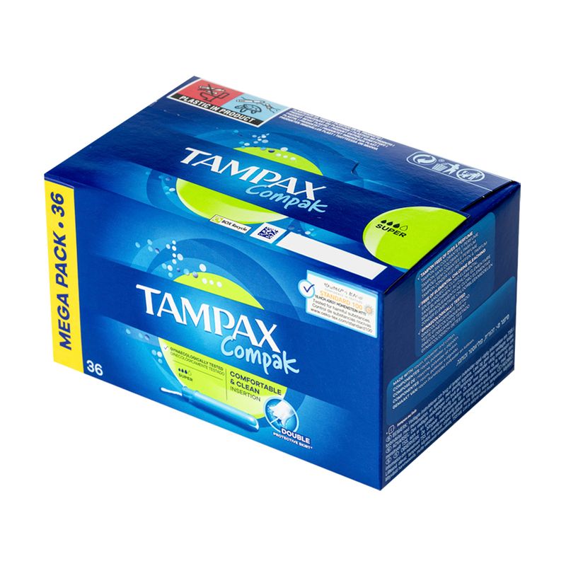 Tamponi Tampax Compak, 36 gab.