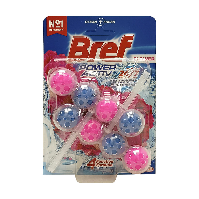Tualetes bloks Bref Power, dažādi veidi, 2x50 g