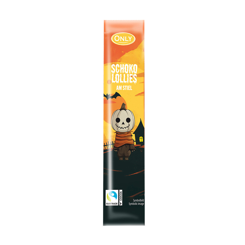 Piena šokolādes konfektes Halloween uz kociņa, 6х13 g