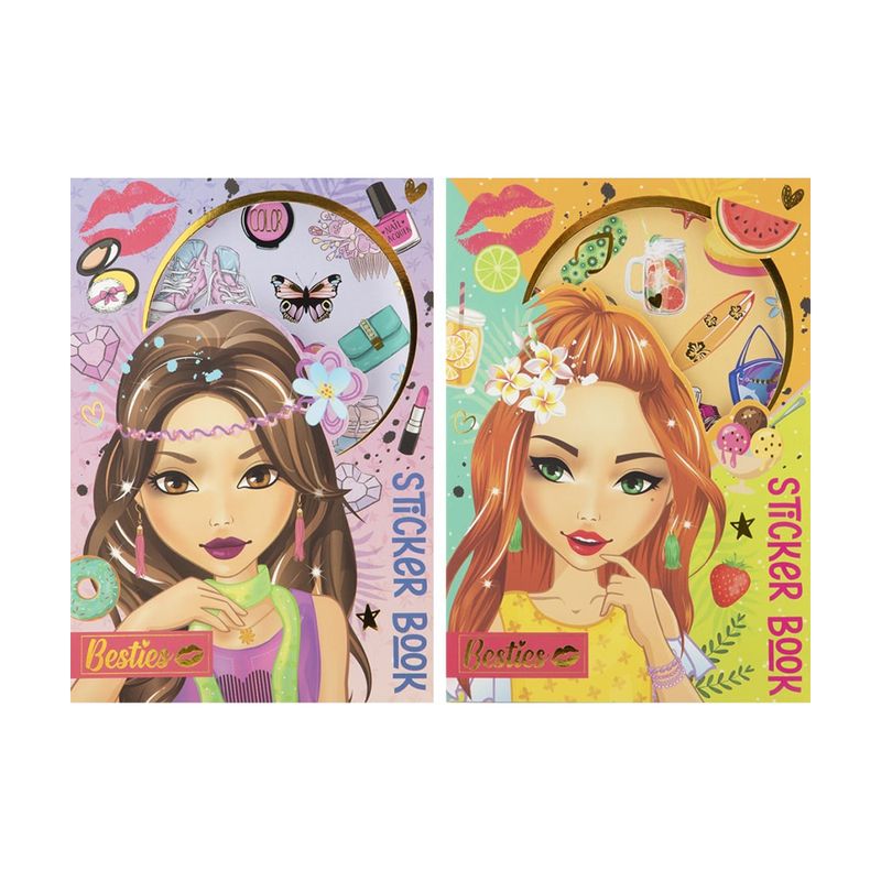 Uzlīmju grāmata "Besties", A5, 8 lpp.