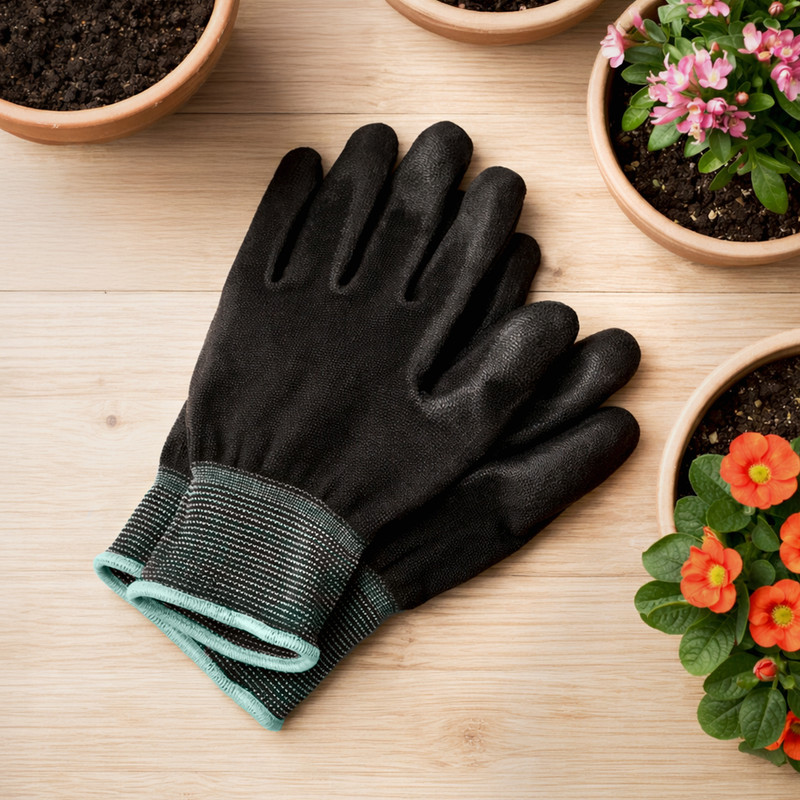 Dārza cimdi ar PU pārklājumu