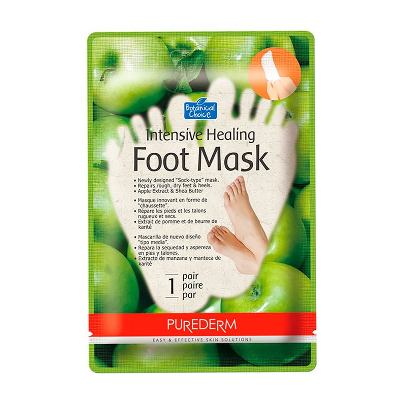 Pēdu maska-zeķes kājām Purederm, dažādi veisi