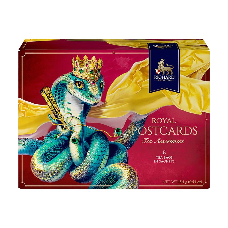 Tēju izlase Richard, Royal Postcards, 8 gab.