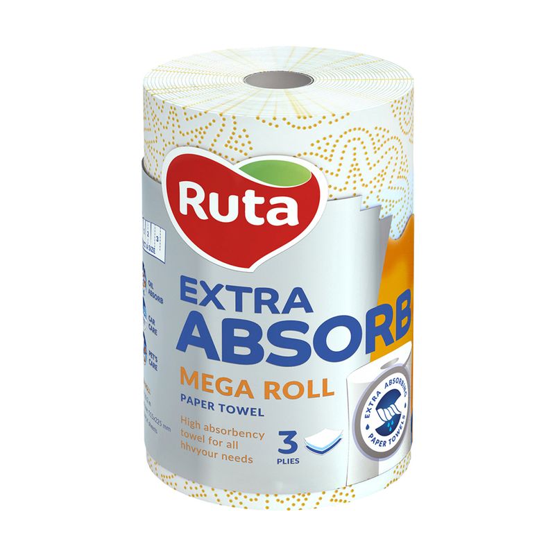 Papīra dvieļi Ruta Extra Absorb
