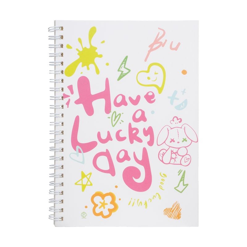 Piezīmju klade ar spirāli, dažādi veidi