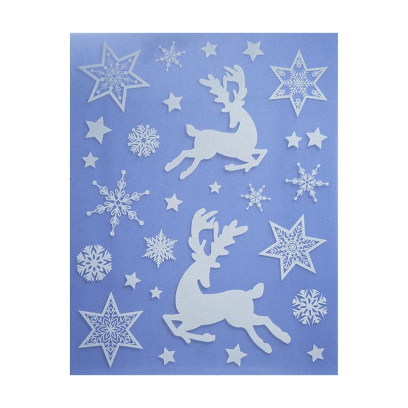 Ziemassvētku uzlīmes logiem, 38x30 cm