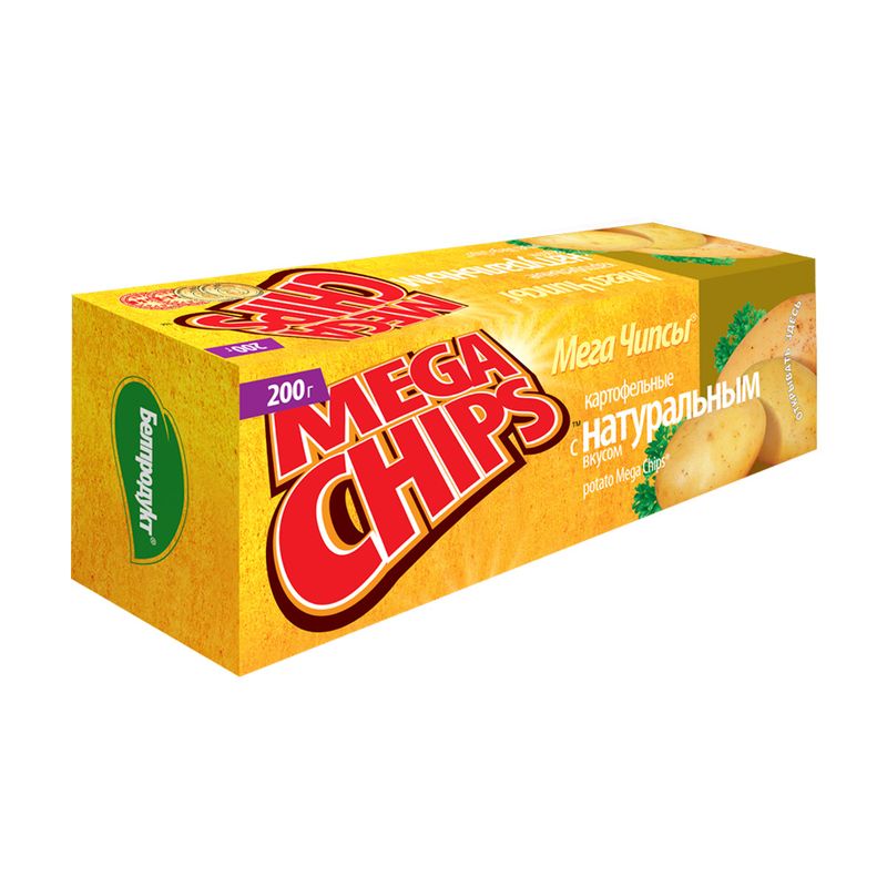 Kartupeļu čipsi MEGACHIPS, 200 g, dažādi veidi