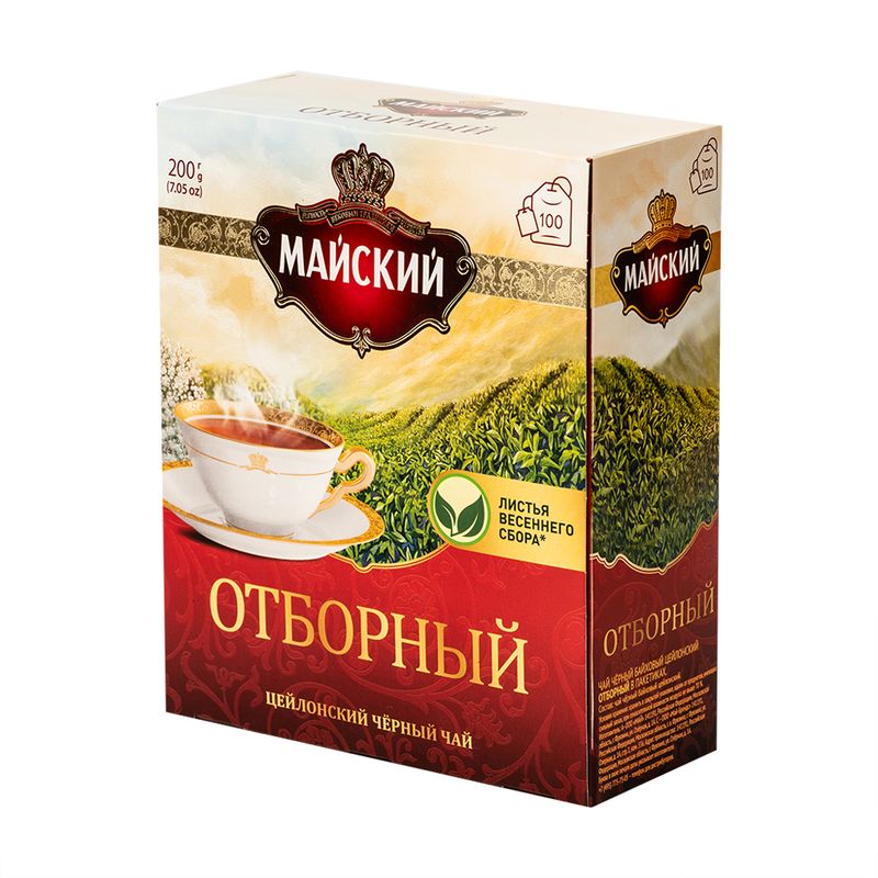 Tēja Maiskij, 100 x 2 g